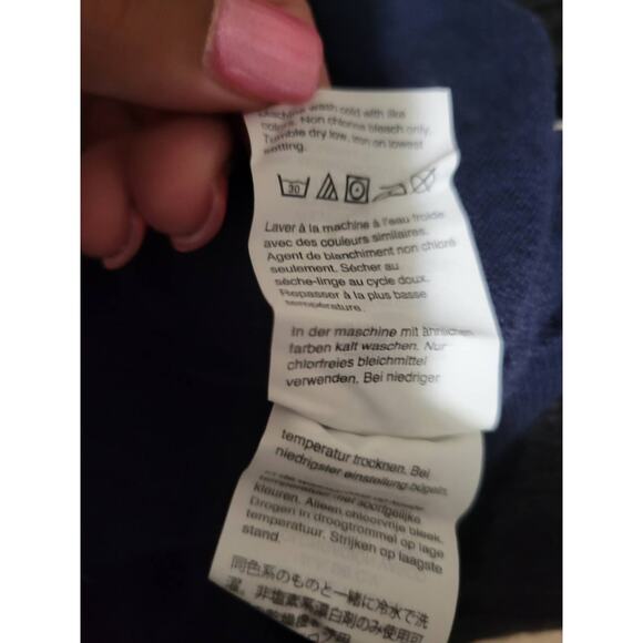 J. Crew Mercantile Navy Blue Merino Wool V-Neck Pullover Sweater (Men's), Sz S - Picture 5 of 13